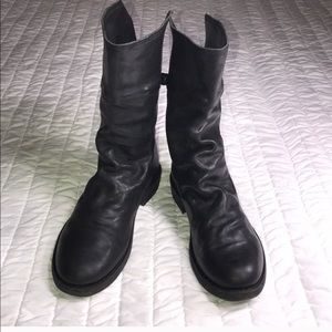 Fiorentini + baker black leather boot / fits 6